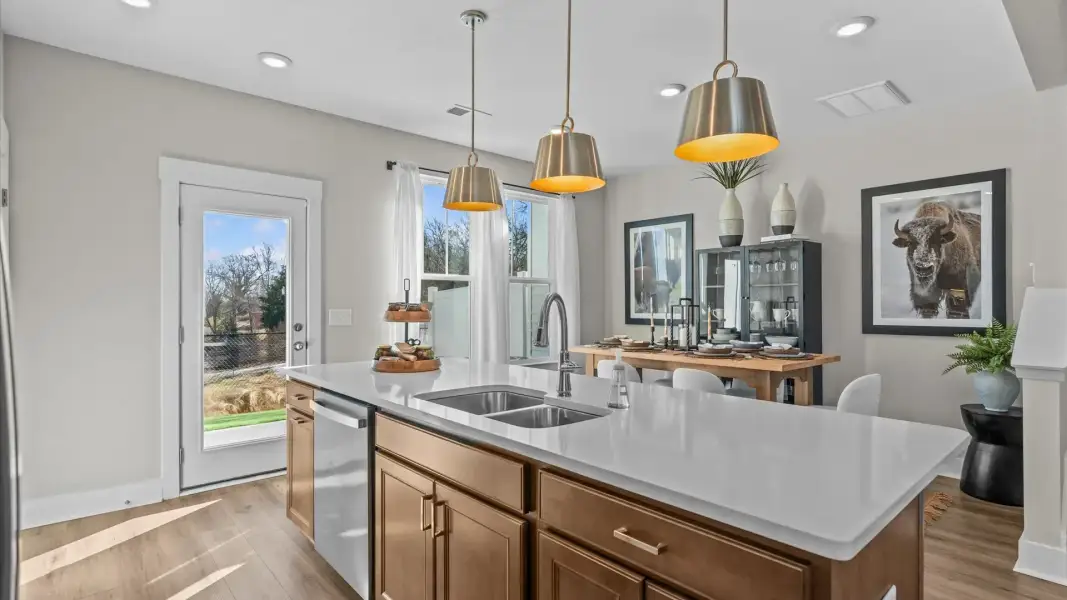 Furnished interior view inside a new home in Brookland Place, Hendersonville (Image 10).
