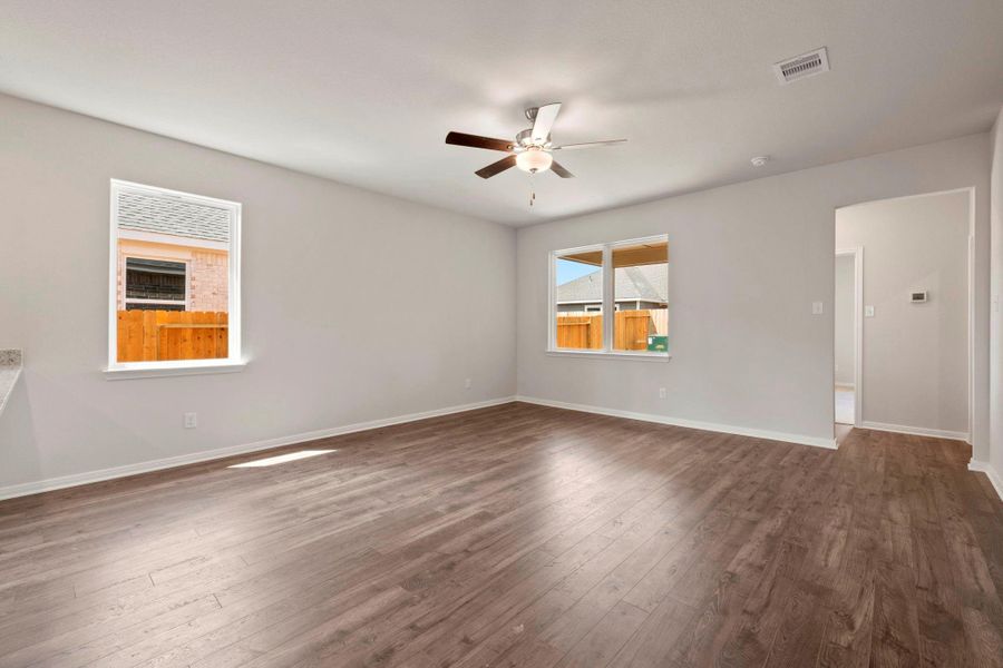 Spacious, unfurnished interior of a new home in Vacek Country Meadows, Richmond (Image 13).