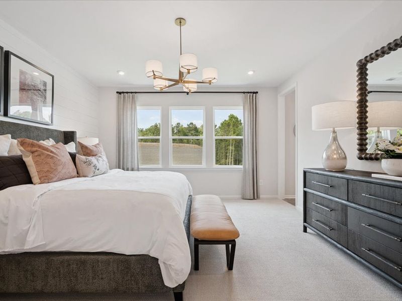 Representative furnished interior of a home built from the Catawba by Tri Pointe Homes in Millstone, Cramerton (Image 17).