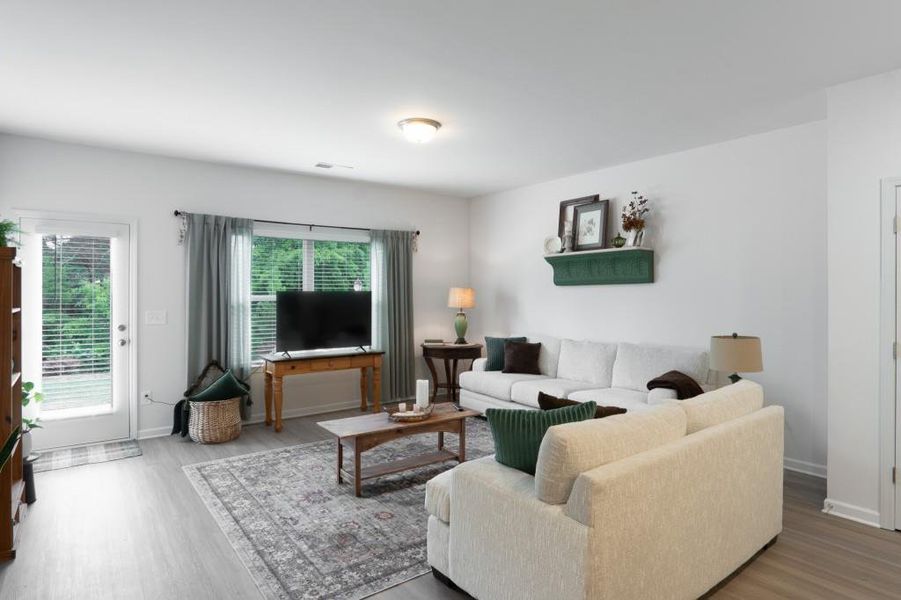 Furnished interior view inside a new home in Ellison Square, Sugar Hill (Image 6).