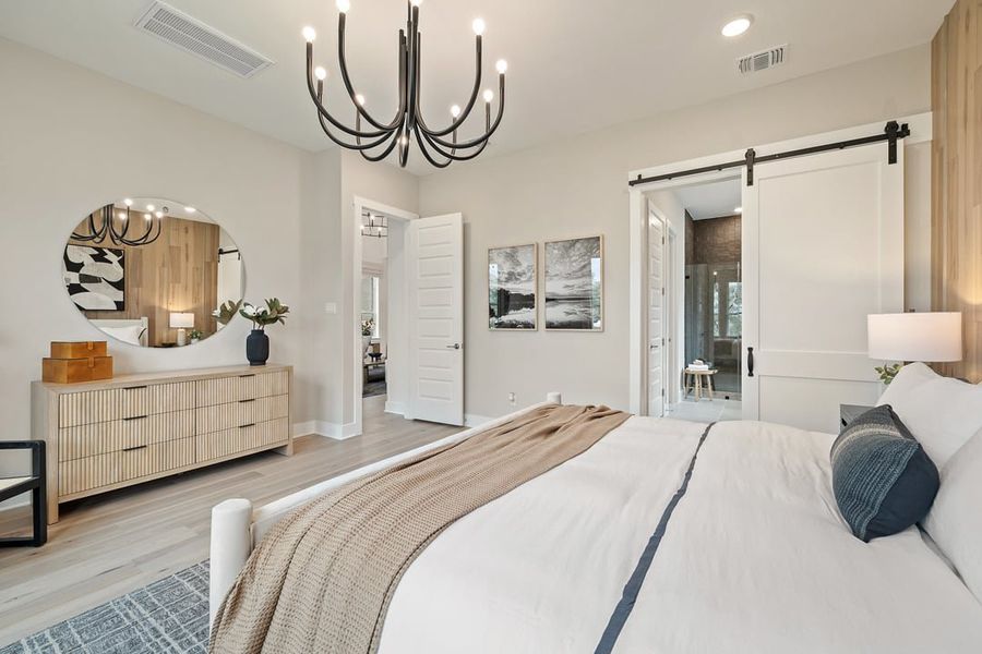 Furnished interior view inside a new home in Arbor Collection At Park Central, Georgetown (Image 25). Furnished interior view inside a new home in Arbor Collection At Park Central, Georgetown (Image 25).