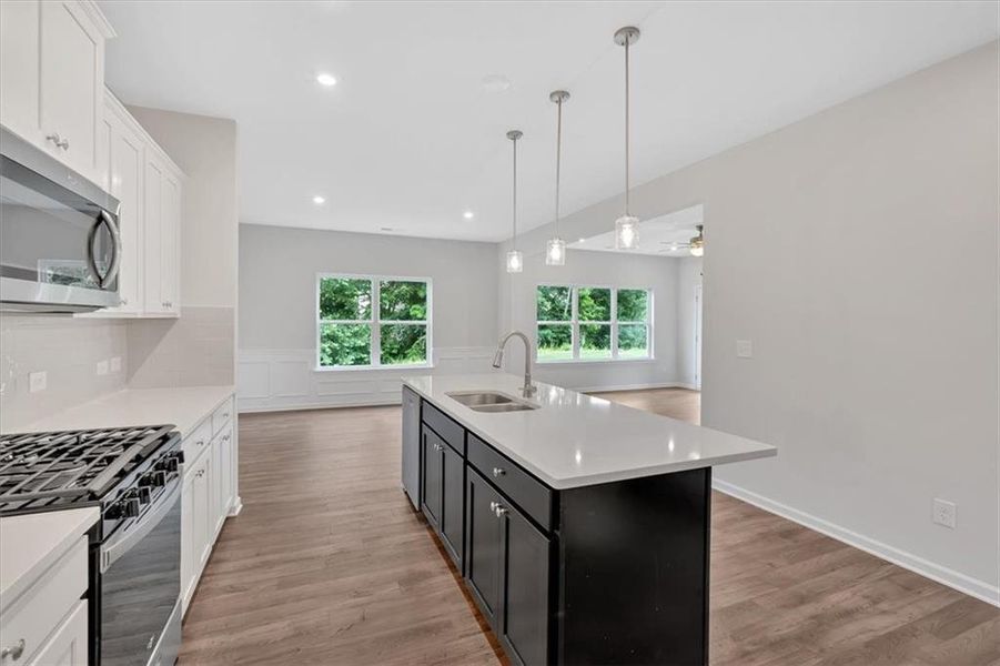 Furnished interior view inside a new home in Sweetlake Grove, Mableton (Image 5).