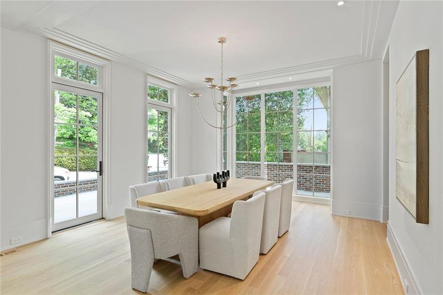 Furnished interior view inside a new home in , Atlanta (Image 12). Furnished interior view inside a new home in , Atlanta (Image 12).