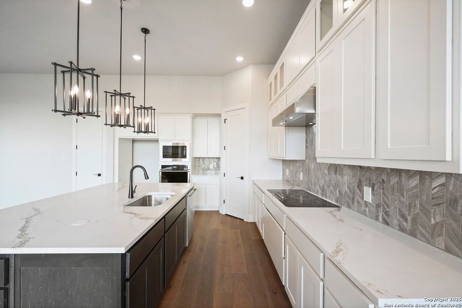 Furnished interior view inside a new home in Alsatian Oaks: 60ft. lots, Castroville (Image 4).