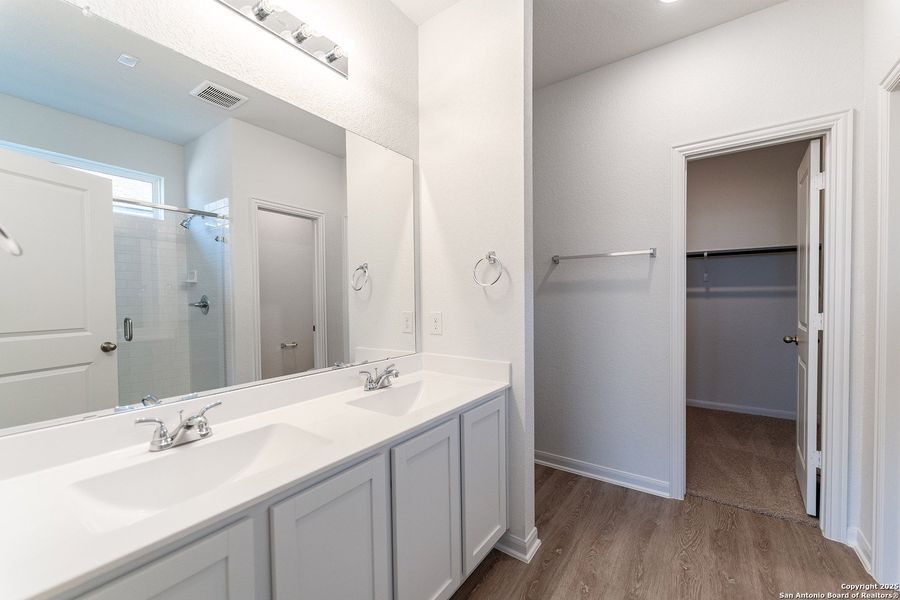 Furnished interior view inside a new home in Katzer Ranch, Converse (Image 6).
