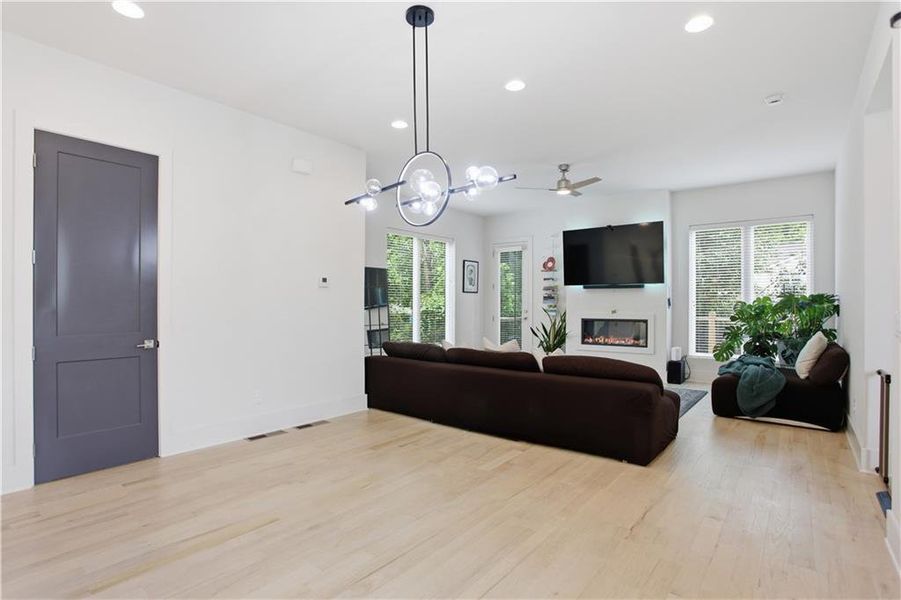 Furnished interior view inside a new home in , Atlanta (Image 17).