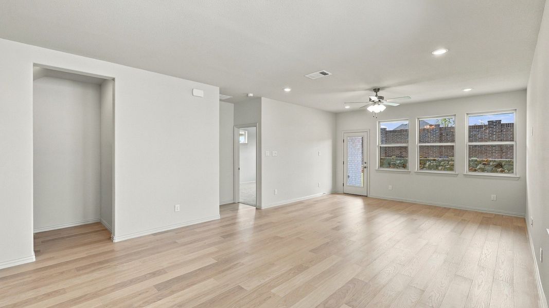Furnished interior view inside a new home in Westridge Journey, McKinney (Image 19).