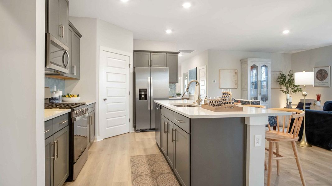Furnished interior view inside a new home in Nexus South, Gallatin (Image 12).