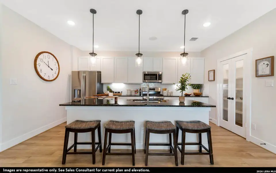 Furnished interior view inside a new home in Mesa Vista, Von Ormy (Image 9).