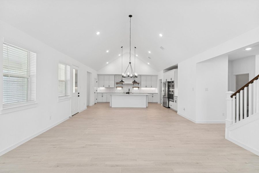 Bright and airy dining area