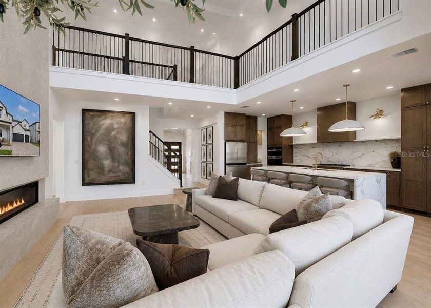 Furnished interior view inside a new home in , Apollo Beach (Image 14). Furnished interior view inside a new home in , Apollo Beach (Image 14).