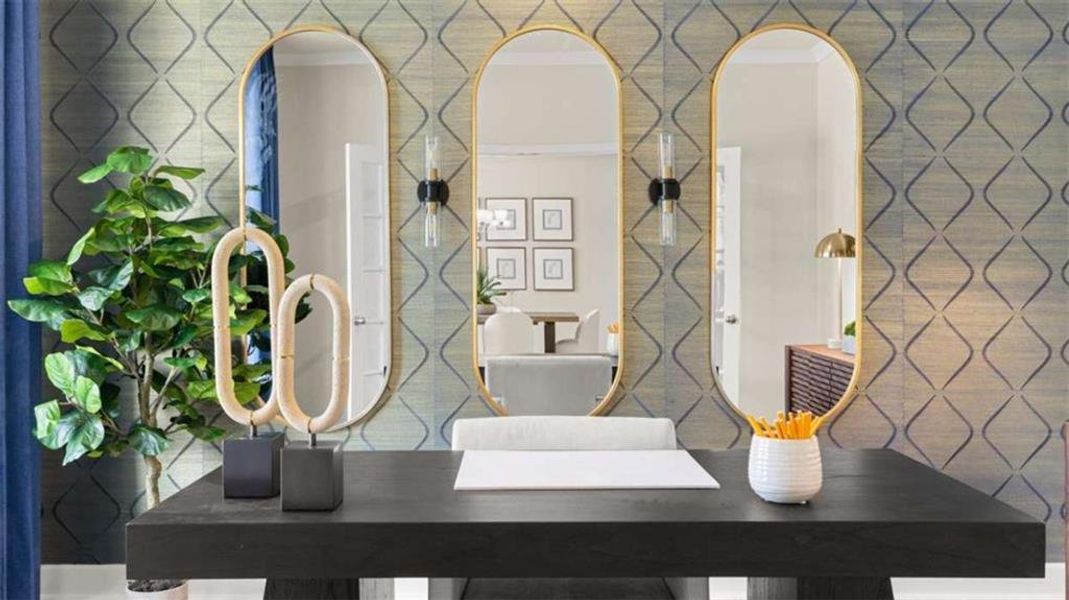 Furnished interior view inside a new home in Heritage Pointe, Senoia (Image 10).