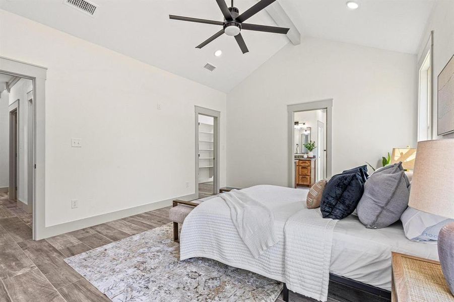 Furnished interior view inside a new home in , Howe (Image 21).