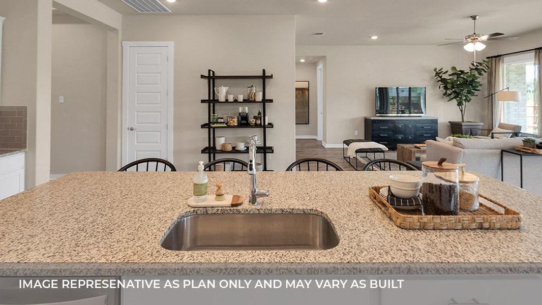 Furnished interior view inside a new home in Rosenbusch Ranch, Leander (Image 20).