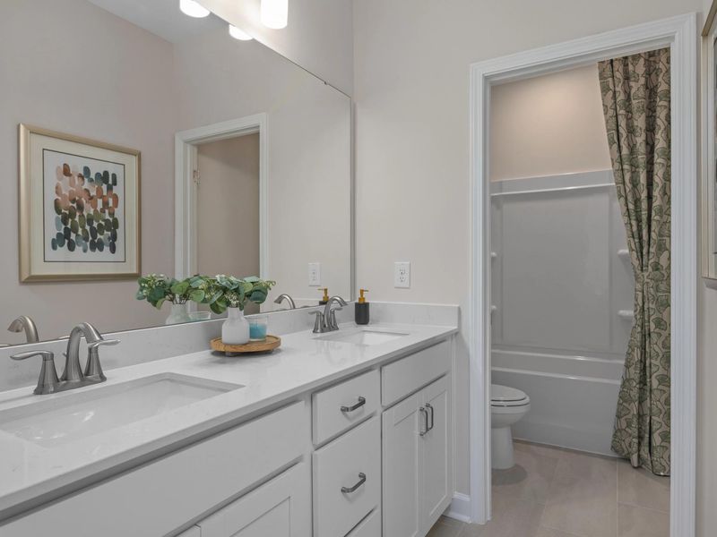 Representative furnished interior of a home built from the The Hickory A II by Davidson Homes LLC in Windgate, Mooresville (Image 37).