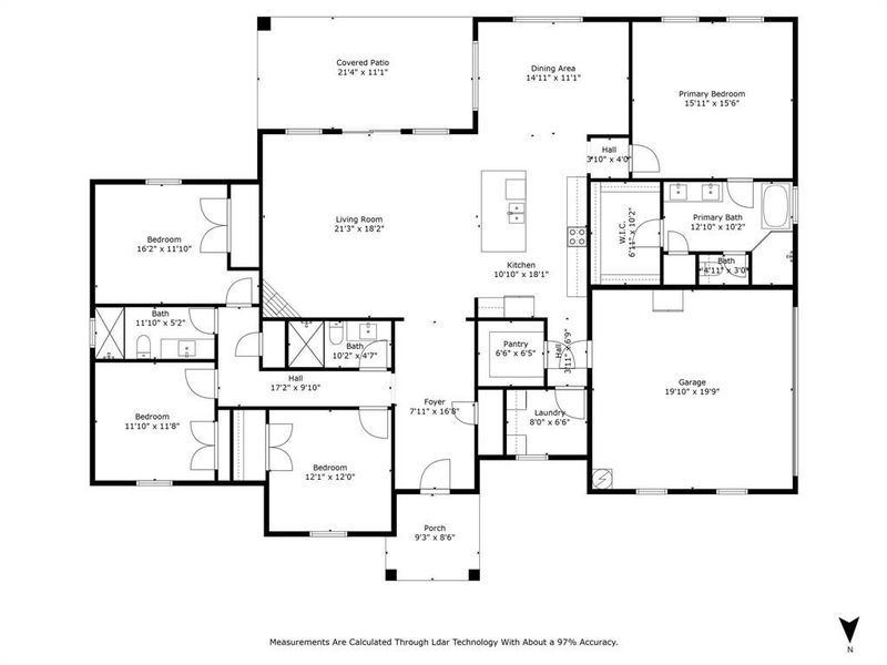 2D floor plan layout of this home in , Leonard, TX (Image 3).