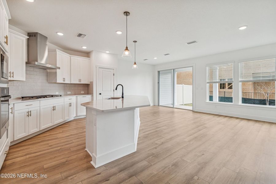 Furnished interior view inside a new home in Kettering at eTown - Traditional Collection, Jacksonville (Image 5).