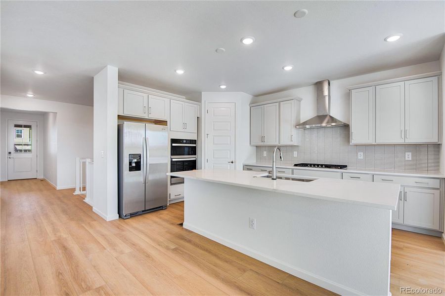Furnished interior view inside a new home in Prelude at The Aurora Highlands, Aurora (Image 10). Furnished interior view inside a new home in Prelude at The Aurora Highlands, Aurora (Image 10).