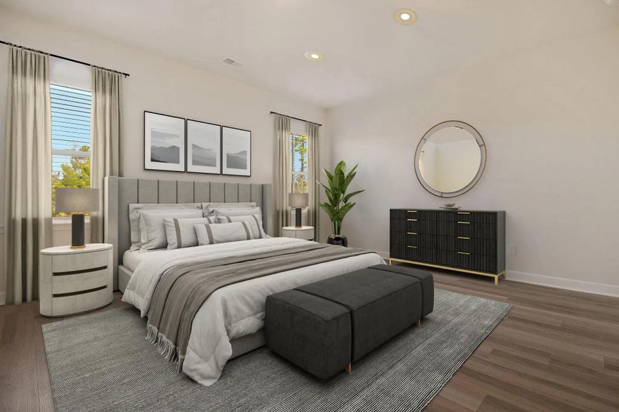 Furnished interior view inside a new home in , Ravenel (Image 6).