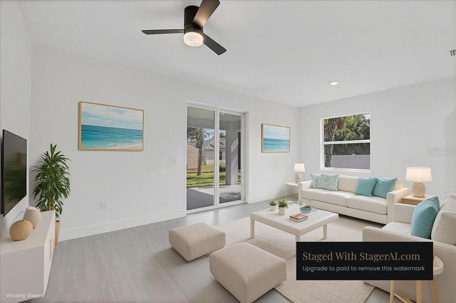 Furnished interior view inside a new home in , North Port (Image 8). Furnished interior view inside a new home in , North Port (Image 8).