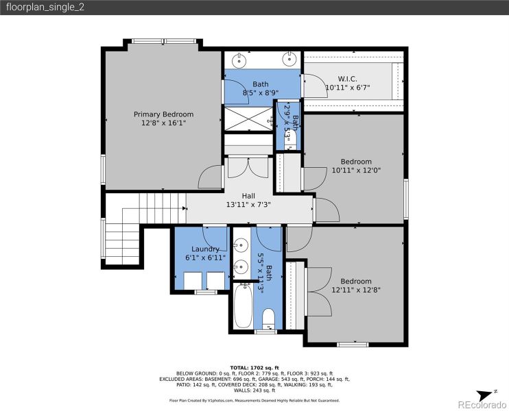 2D floor plan layout of this home in Independence: The Pioneer Collection, Elizabeth, CO (Image 3).