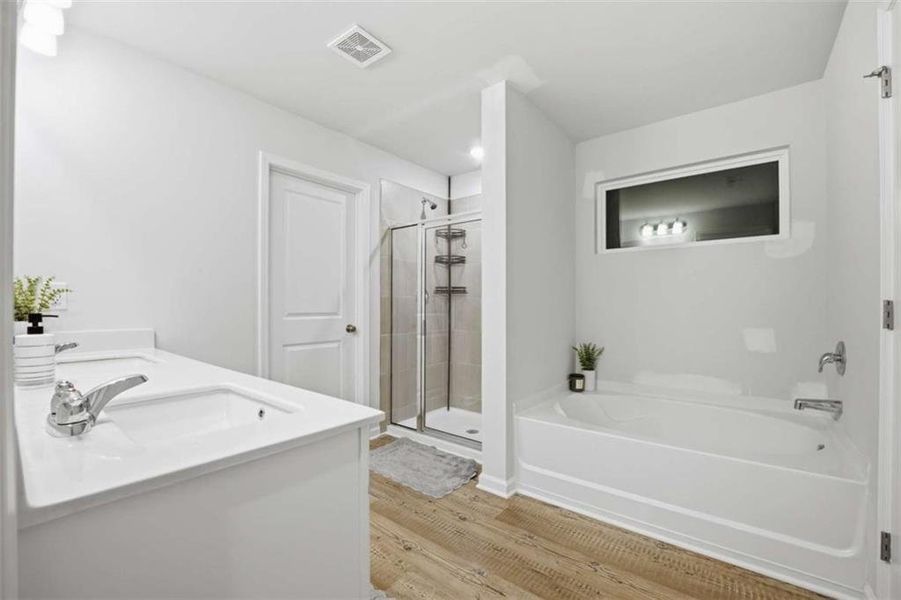 Furnished interior view inside a new home in Kingsley Creek, Lithonia (Image 11).