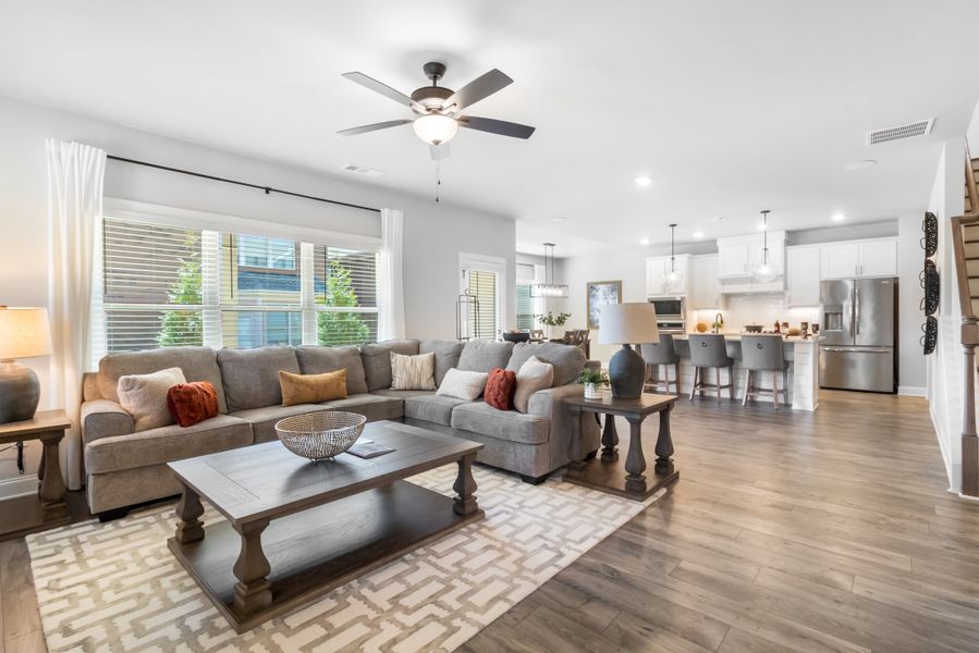 Furnished interior view inside a new home in Ridge Pointe, Athens (Image 27).