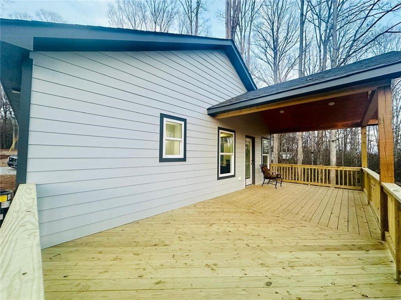 Exterior details and patio area of a home in , Commerce (Image 18). Exterior details and patio area of a home in , Commerce (Image 18).
