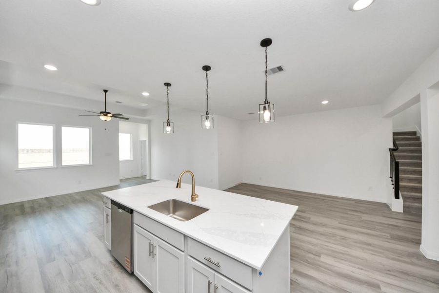 Furnished interior view inside a new home in , Katy (Image 12).