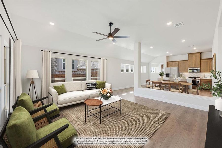 Furnished interior view inside a new home in Arcadia Trails Classic 50, Balch Springs (Image 10).