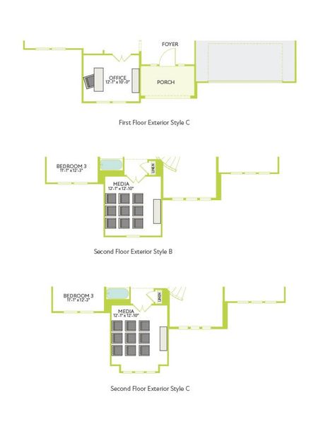 2D floor plan layout for the Echelon by Tri Pointe Homes in Noven, Leander, TX (Image 5). 2D floor plan layout for the Echelon by Tri Pointe Homes in Noven, Leander, TX (Image 5).