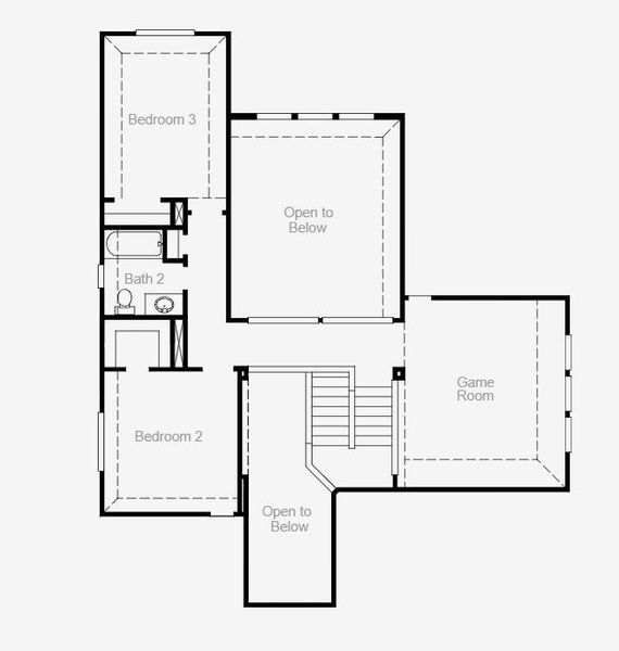 2D floor plan layout of this home in The Trails, New Caney, TX (Image 3). 2D floor plan layout of this home in The Trails, New Caney, TX (Image 3).