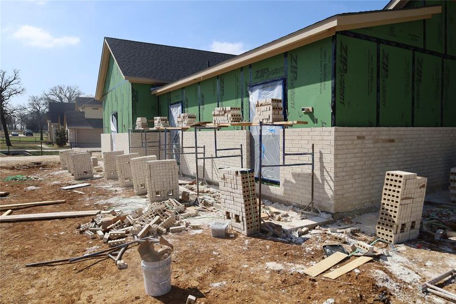 In-progress construction of a new home in , Joshua, TX (Image 10).