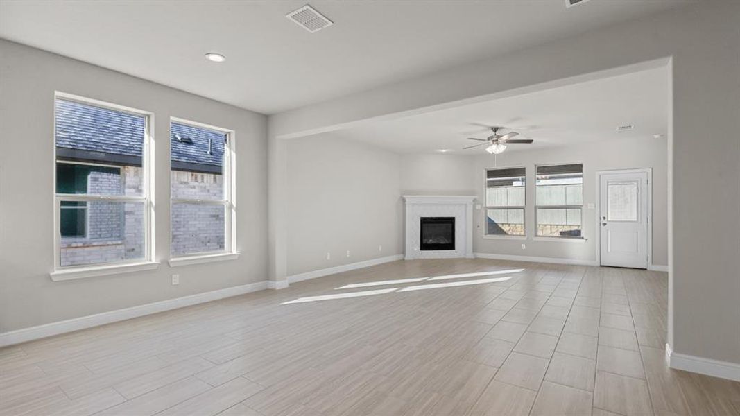 Spacious, unfurnished interior of a new home in Pecan Square, Northlake (Image 16). Spacious, unfurnished interior of a new home in Pecan Square, Northlake (Image 16).