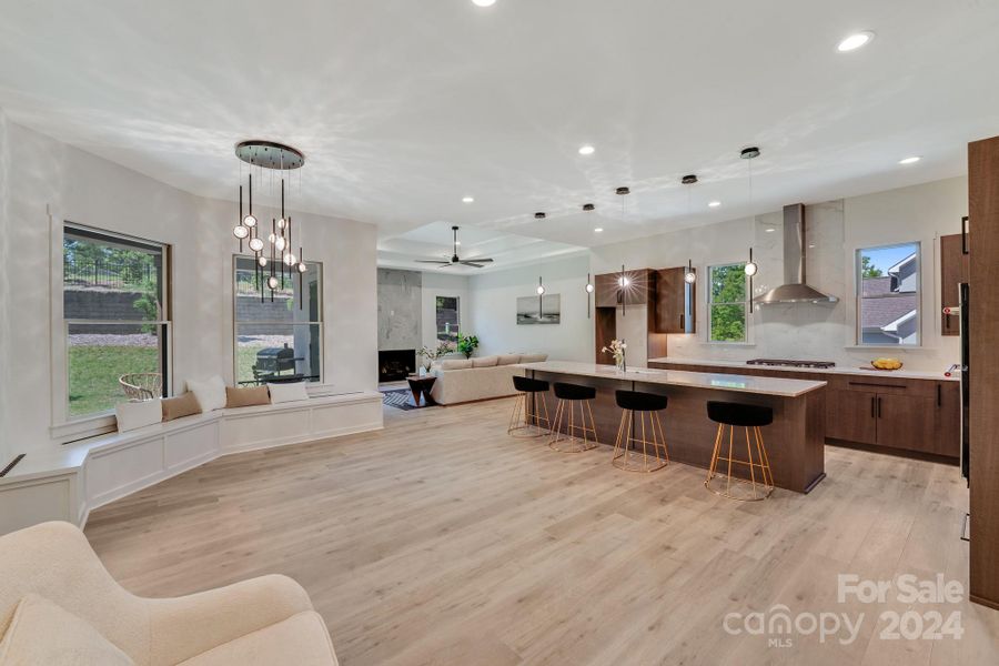 Furnished interior view inside a new home in , Charlotte (Image 26).