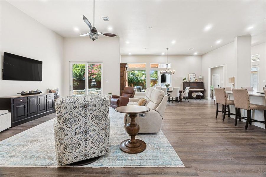 Furnished interior view inside a new home in , Highland Village (Image 5).