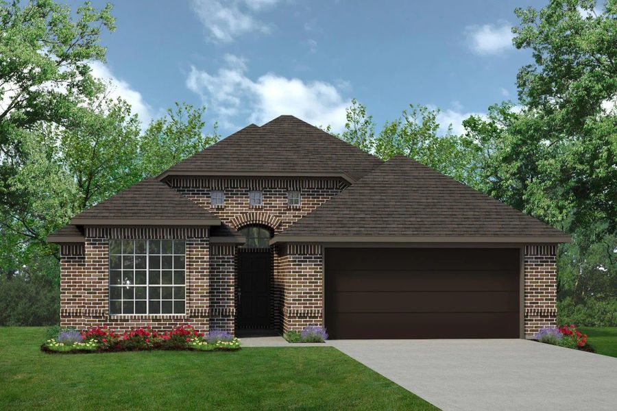 Elevation A | Concept 1638 at Chisholm Hills in Cleburne, TX by Landsea Homes