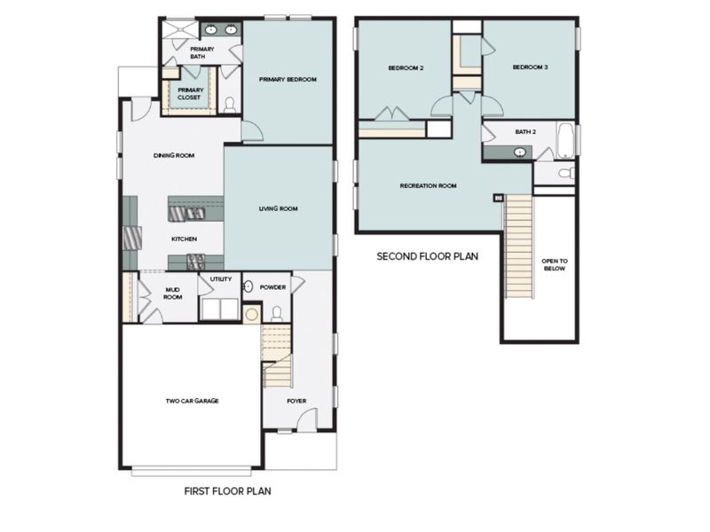 2D floor plan layout of this home in Clear Creek, Round Rock, TX (Image 5). 2D floor plan layout of this home in Clear Creek, Round Rock, TX (Image 5).
