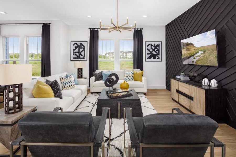 Representative furnished interior of a home built from the Catalina by Pacesetter Homes in Easton Park, Austin (Image 14). Representative furnished interior of a home built from the Catalina by Pacesetter Homes in Easton Park, Austin (Image 14).