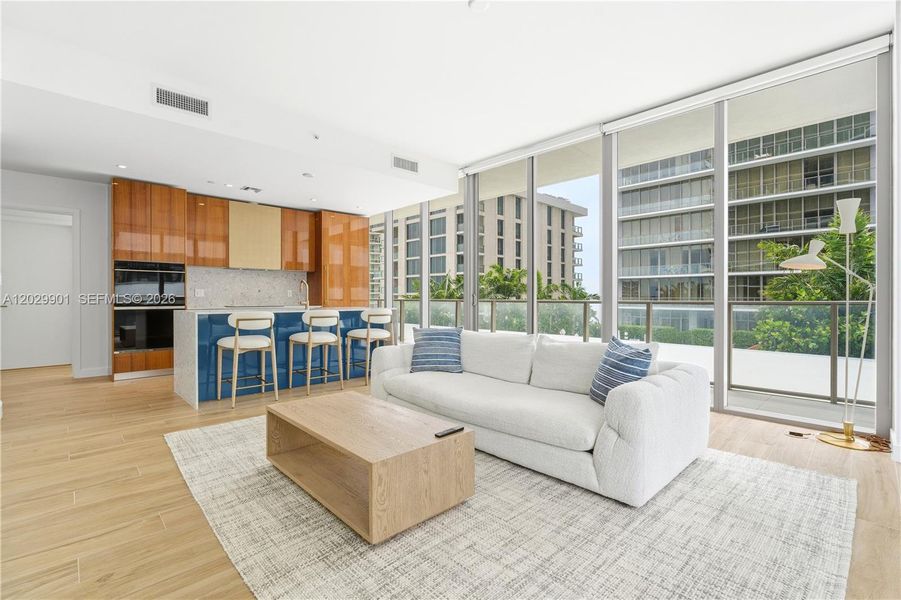 Furnished interior view inside a new home in , Miami (Image 5).