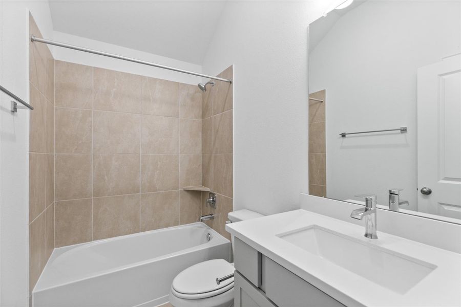 Furnished interior view inside a new home in Beamer Villas, Friendswood (Image 5).