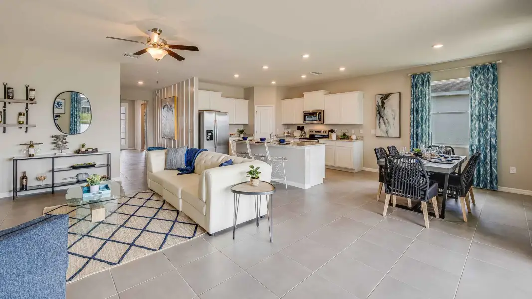 Furnished interior view inside a new home in Briarwood, Alachua (Image 6).