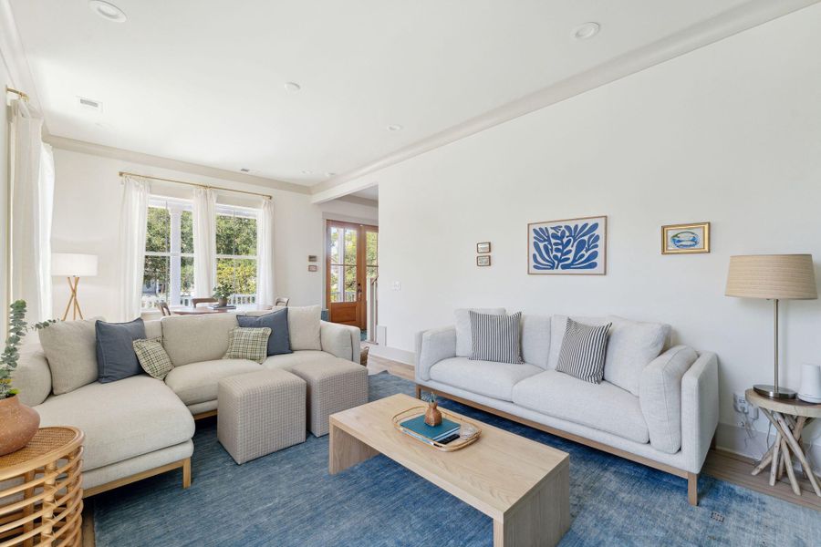 Furnished interior view inside a new home in , Folly Beach (Image 14).