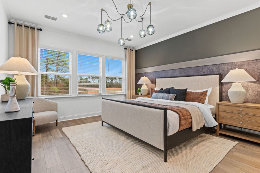 Furnished interior view inside a new home in Southport Meadows, Southport (Image 6). Furnished interior view inside a new home in Southport Meadows, Southport (Image 6).