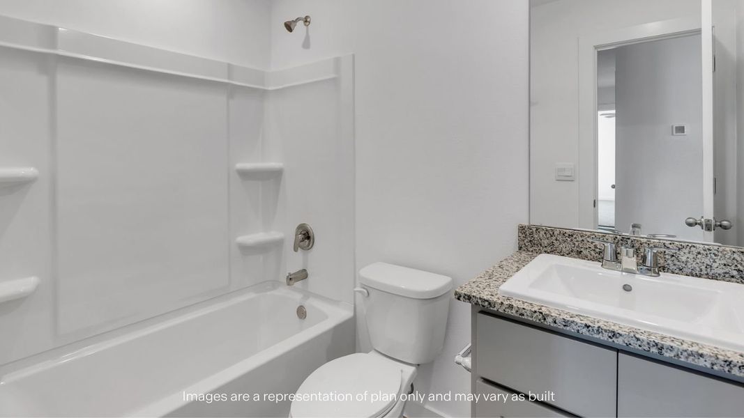 Furnished interior view inside a new home in Overlook West, Wolfforth (Image 6).