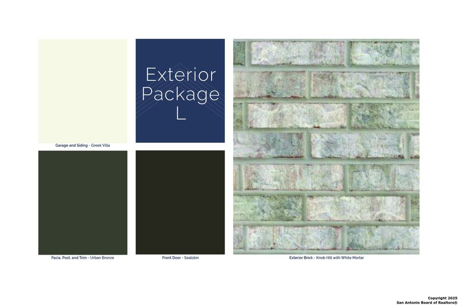 Sample of building materials used in homes in Hunters Ranch, San Antonio (Image 21).