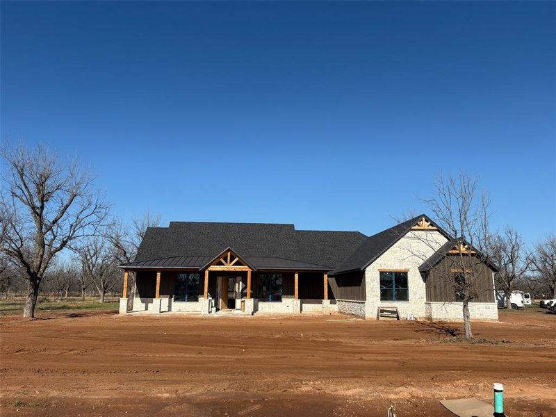 In-progress construction of a new home in , Granbury, TX (Image 5). In-progress construction of a new home in , Granbury, TX (Image 5).