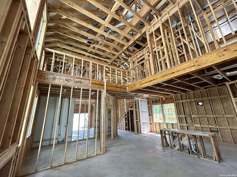 In-progress construction of a new home in Legacy at Lake Dunlap, New Braunfels, TX (Image 7). In-progress construction of a new home in Legacy at Lake Dunlap, New Braunfels, TX (Image 7).