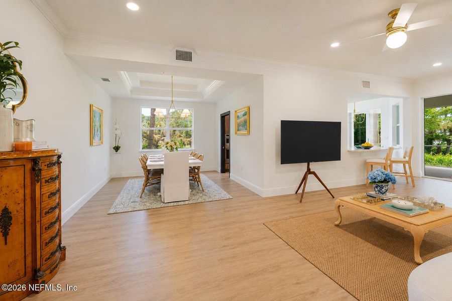 Furnished interior view inside a new home in , Palm Coast (Image 15).