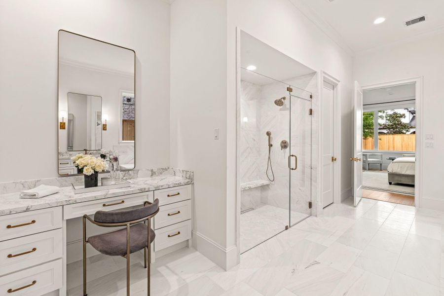 Furnished interior view inside a new home in , Houston (Image 28).